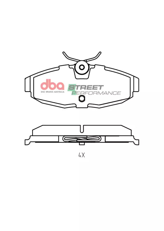 DBA Brake Pads Street Performance | Rear — BP OPREMA I SERVIS d.o.o.