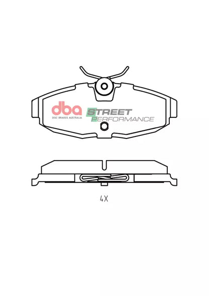 DBA Brake Pads Street Performance | Rear — BP OPREMA I SERVIS d.o.o.
