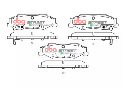 DBA Brake Pads Street Performance | Rear Axle — BP OPREMA I SERVIS d.o.o.