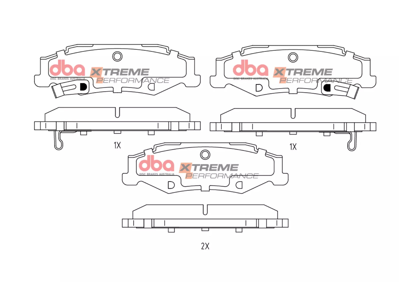 DBA Brake Pads Xtreme Performance | Rear Axle — BP OPREMA I SERVIS d.o.o.