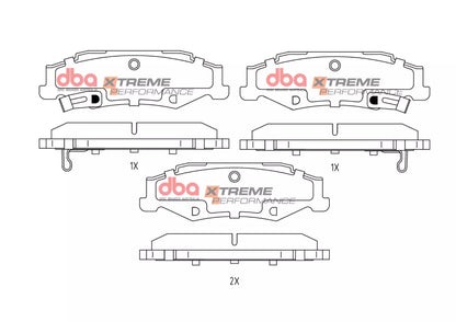 DBA Brake Pads Xtreme Performance | Rear Axle — BP OPREMA I SERVIS d.o.o.