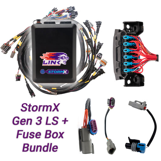 Gen3 LS Bundle - G4X StormX ECU + LS Engine Harness + Fuse Box bundle