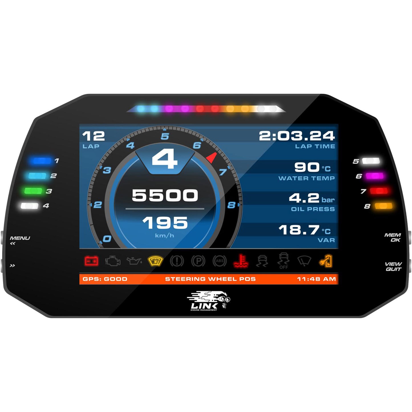 LINK MXG Strada Light  7-inch Dash - Race Edition